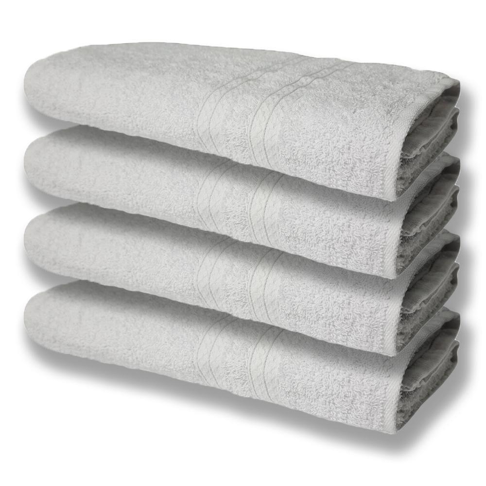4 Toalhas Super Felpudas Grande E Grossa Algodão 80x150 Itália Soft Beka - Branco - 1