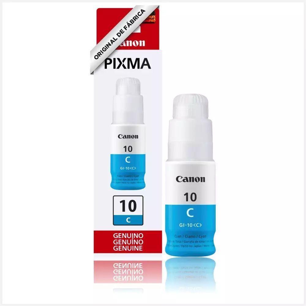 Tinta Canon Gi-10 Ciano Gi10 G10 G6010 G7010 Gm2010 Gm4010 Original - 1
