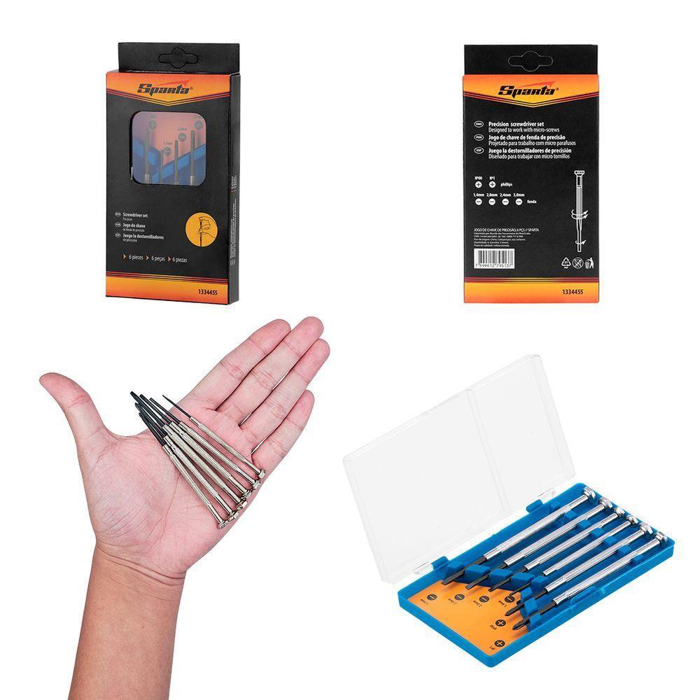 Jogo De Chave De Precisão Em Cromo Vanádio 6pcs Sparta - 2