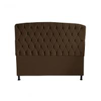 Kit Dubaí Cabeceira De Cama Box Casal E Recamier Baú 140 Cm Suede Marrom Eli Móveis - 2