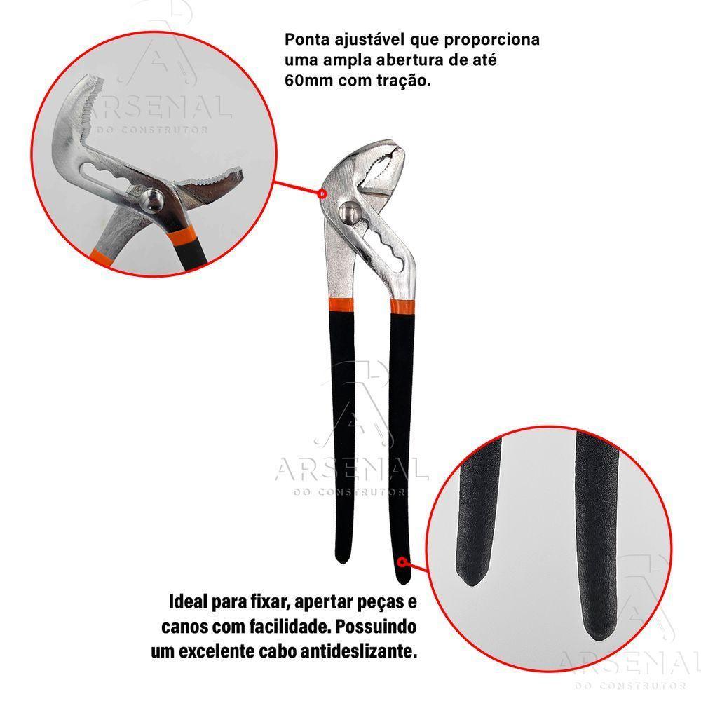 Alicate Bomba D’água 9 Polegadas Bico De Papagaio - 3