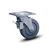 Rodízio Performa Giratório 4 Polegadas Placa Com Freio - 1