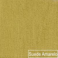 Kit Diva Recamier Diana 120cm Lado Direito E 1 Poltrona Classic Suede - Amarena Móveis Cor Amarelo - 6
