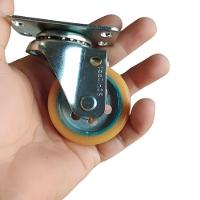 Rodizio Giratório 2 Pol. Roda Ferro Com Pu 80 Kg Schioppa S/freio ( 2 Unid.) - 2