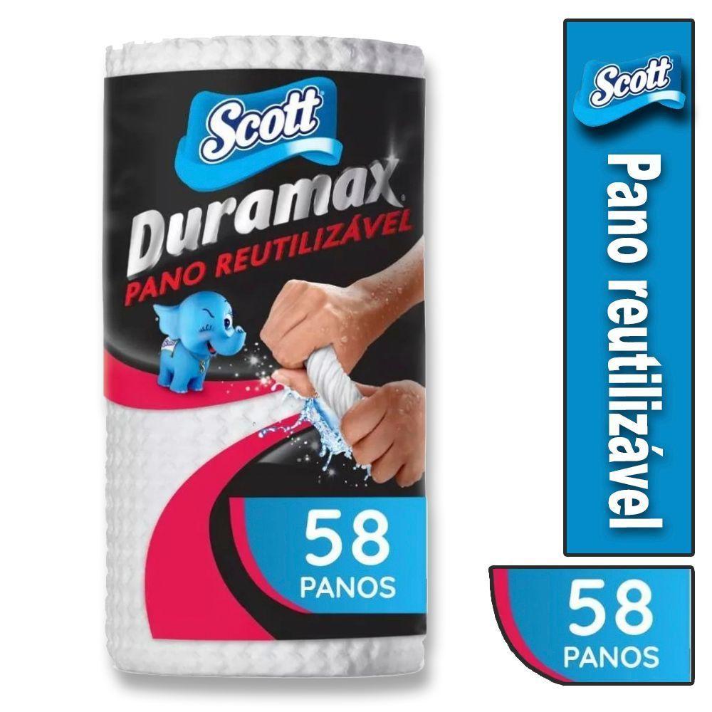 Pano Reutiliz?vel Scott Duramax 58 Unidades - 2