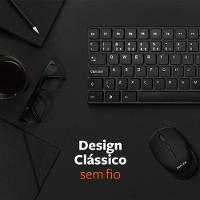 Teclado Sem Fio Office - Geonav - Preto - 5