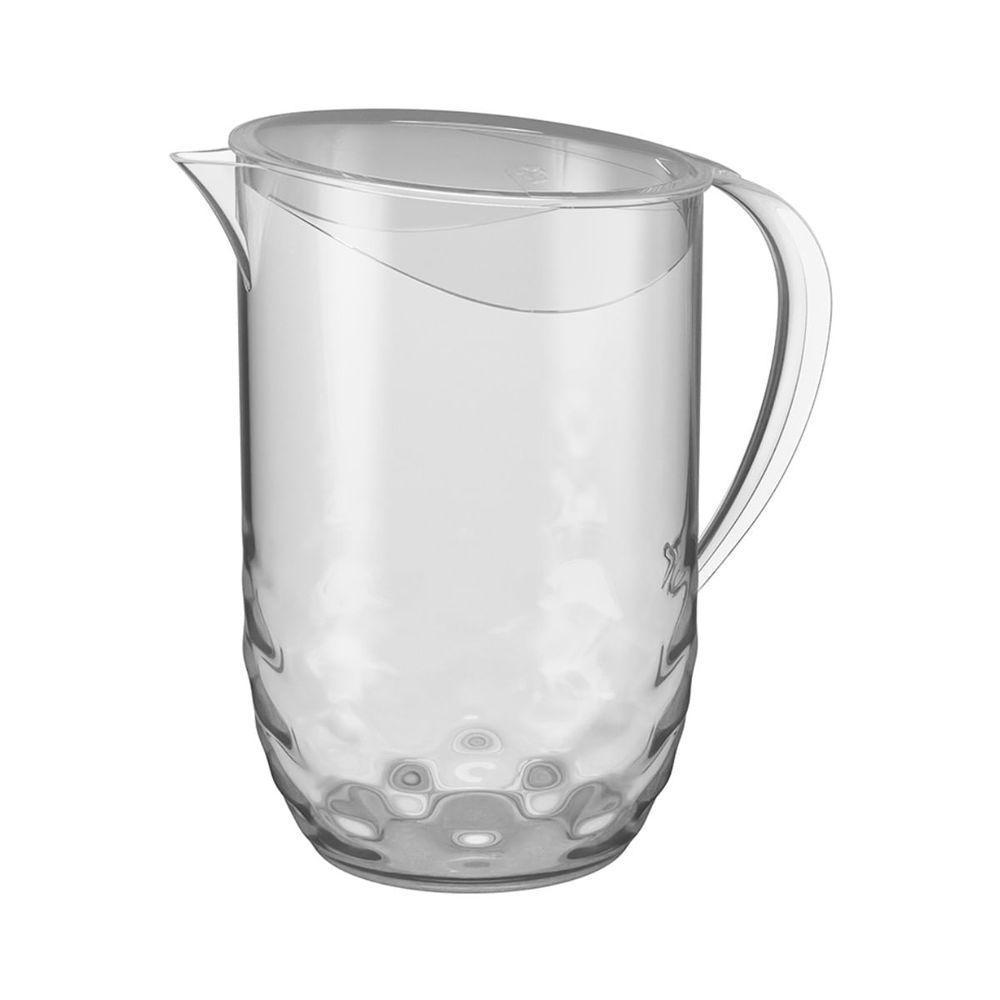 Jarra 2 L Com Tampa Plástico Linha Wave Coza Cristal - 1