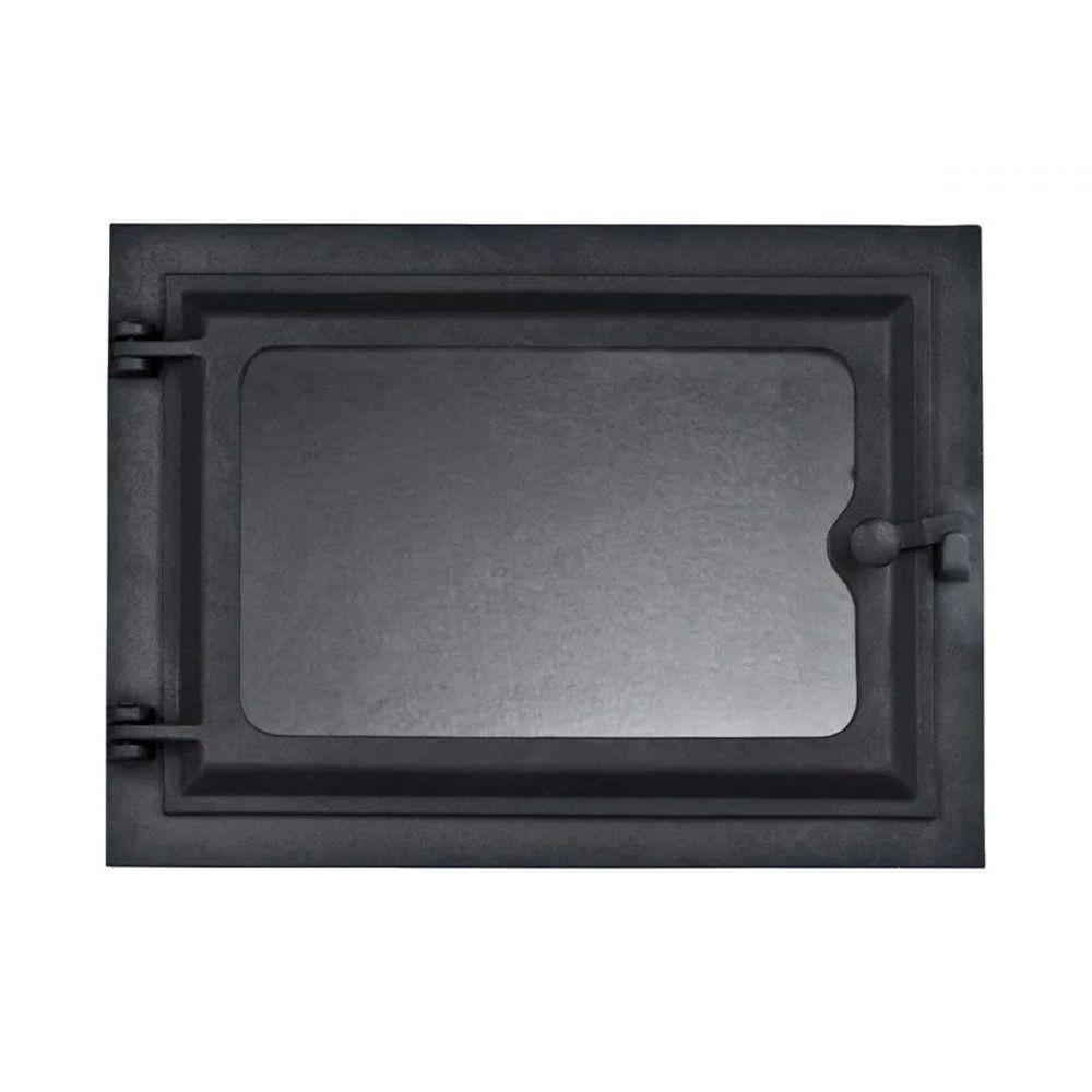 Porta Forno Ferro Fundido Com Vidro - Modelo Libaneza G - 2