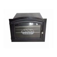 Forno Ferro Fundido Porta Vidro Fogão A Lenha 48x35x30cm P - 2