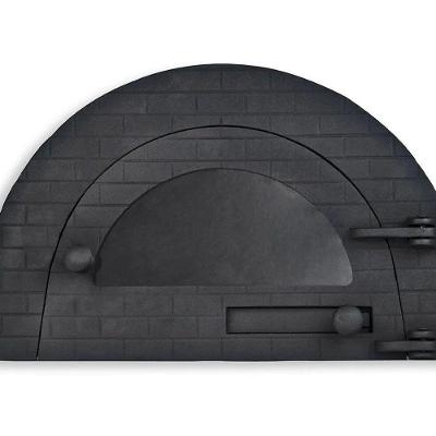 Porta Forno Ferro Igloo com Vidro Libaneza R Boquino