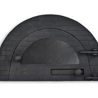Porta Forno Ferro Igloo com Vidro Libaneza R Boquino - 1