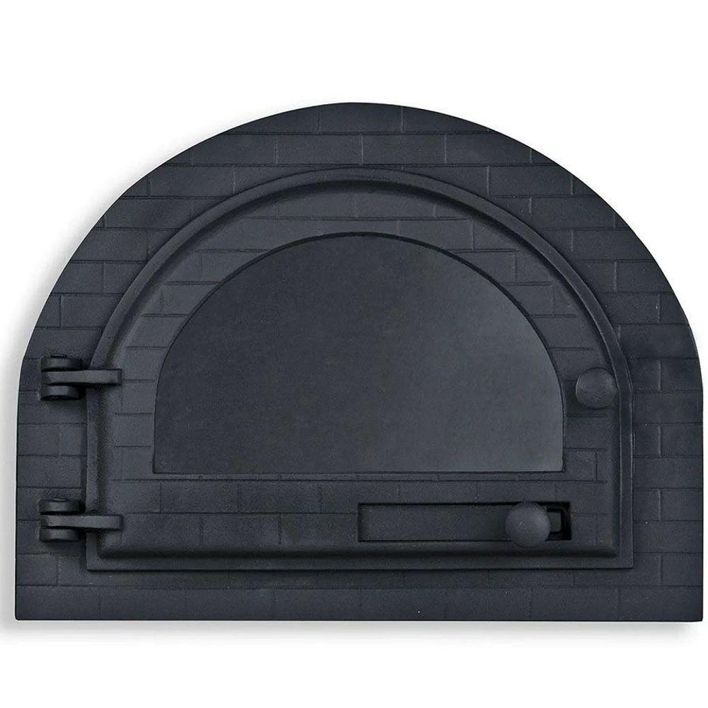Porta Forno Ferro Igloo Com Vidro Libaneza Art Mil M - 1