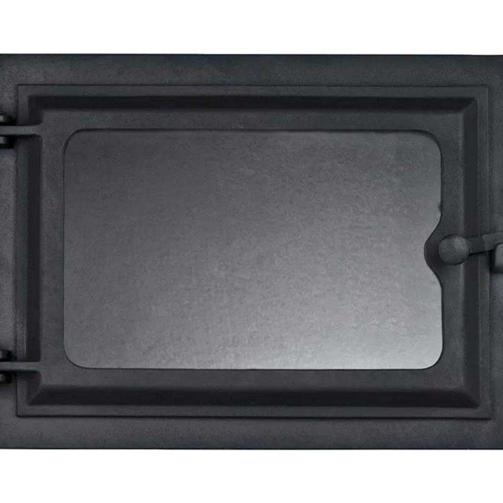 Porta Forno Ferro Fundido Com Vidro - Modelo Libaneza P - 1