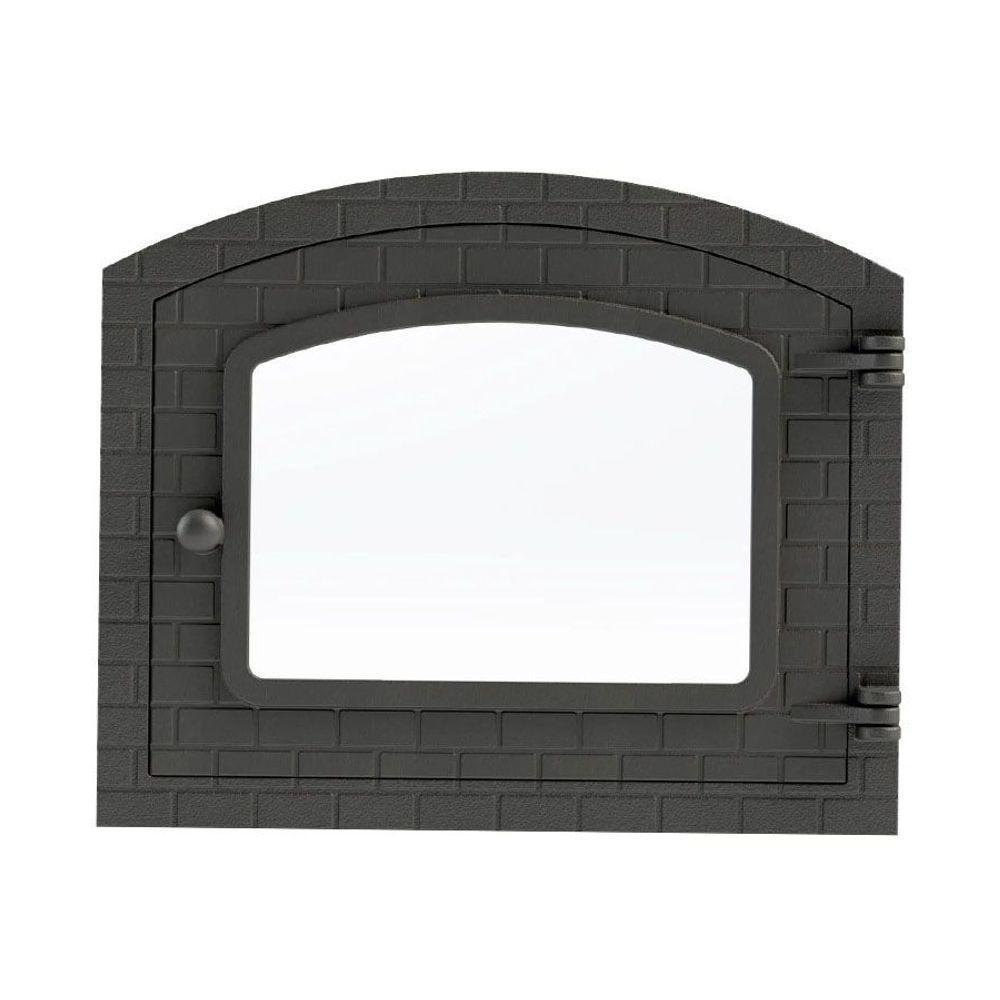 Porta Forno Ferro Fundido Com Vidro Libaneza Colonial G - 1