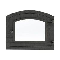 Porta Forno Ferro Fundido Com Vidro Libaneza Colonial G - 1