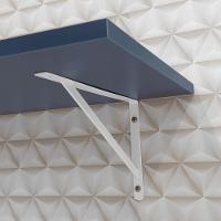 Prateleira 100 X 25cm Azul com Mão Francesa - 5