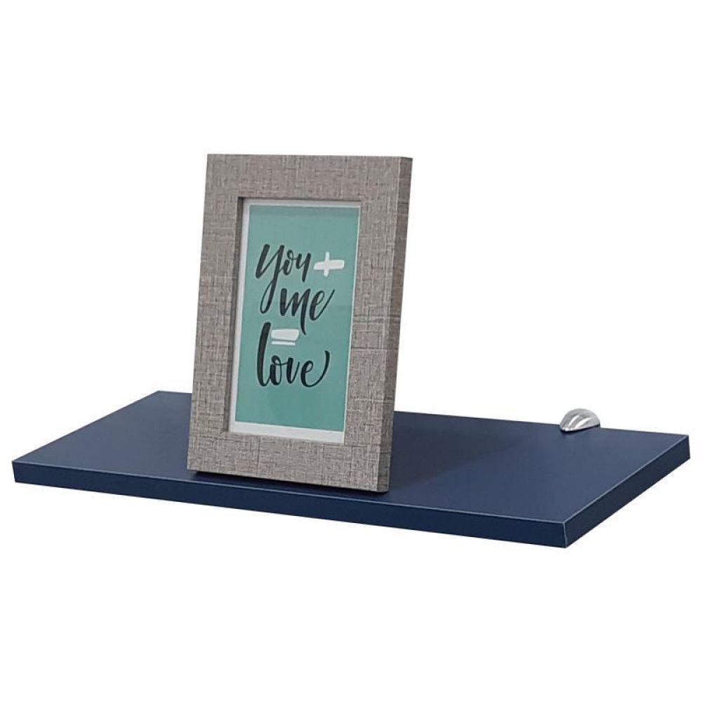Prateleira 60 X 15cm Azul Com Suporte Tucano - 1