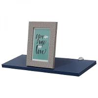 Prateleira 50 X 15cm Azul Com Suporte Tucano - 1