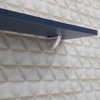 Prateleira 50 X 15cm Azul Com Suporte Tucano - 3