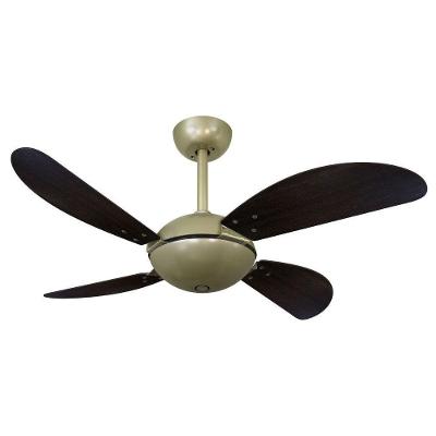 Ventilador De Teto Volare Fly Office Marrom 127V