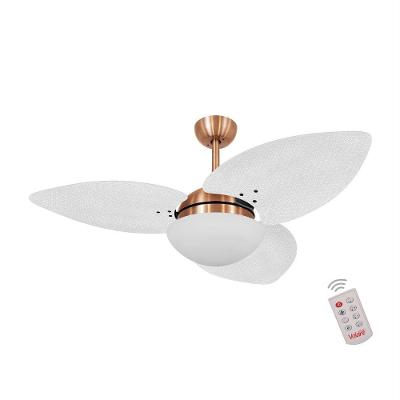 Ventilador de Teto Volare 3 Pás 3 Velocidades Branco Dormamu Palmae 110V