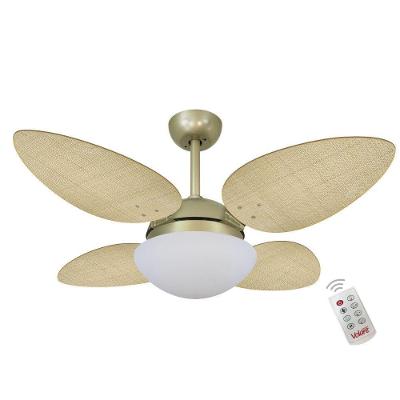 Ventilador Volare P Palmae Natural 127V E Controle Remoto