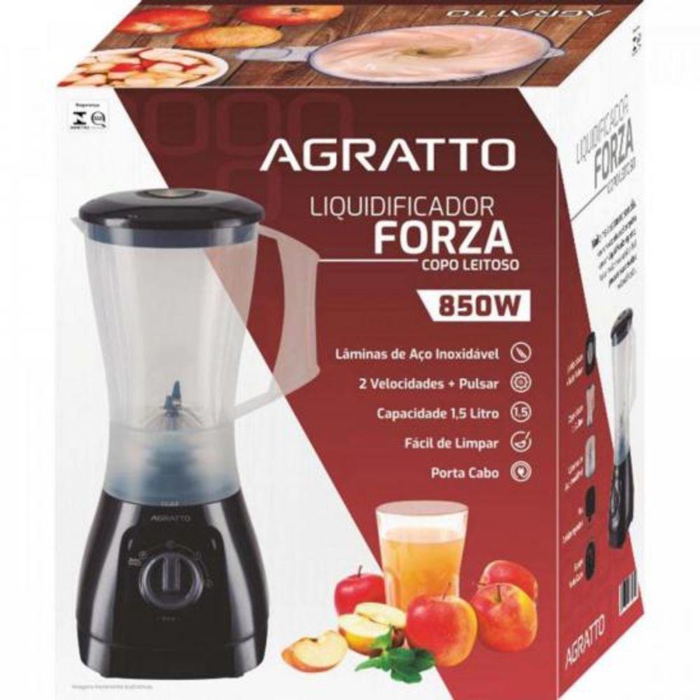 Liquidificador 850W 220V Forza Cristal Lqlf-02 Leitoso - 2