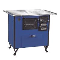 Fogão A Lenha C Forninho Esq Azul Alumínio N2 - 1