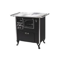 Fogão A Lenha C Forninho Dir Preto Fornos Pinhal Alumínio N1 - 1