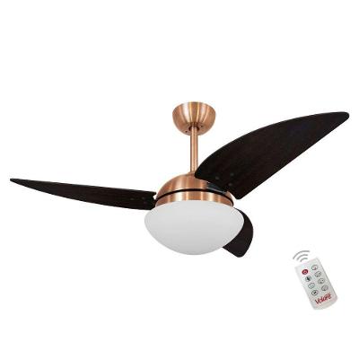 Ventilador de Teto Volare 4 Pás 3 Velocidades Preto Fly Office 110V para Uso Comercial