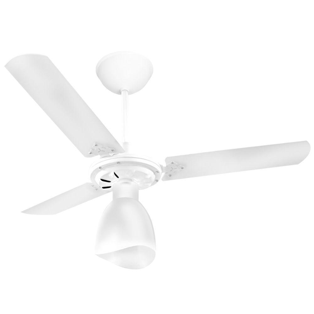 Ventilador De Teto Venti-delta New Delta Light Com 3 Pás Branco 110v - 1
