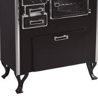 Fogão A Lenha C Forninho Direito Preto Fornos Pinhal N1 - 3