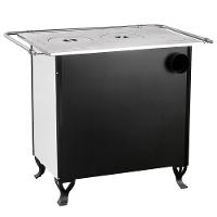 Fogão A Lenha C Forninho C/cx Esq. Branco Fornos Pinhal N2 - 3