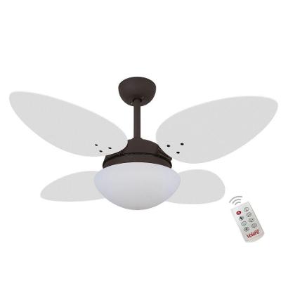 Ventilador Volare Petalo Quad Branco 220v E Controle Remoto