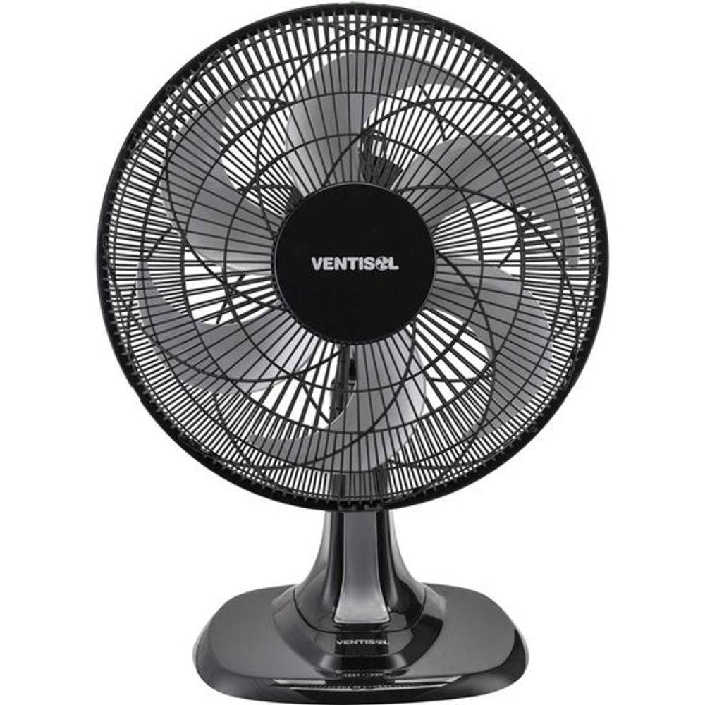 Ventilador De Mesa 40cm Com 6 Pás 220v Preto/cinza Ventisol - 1