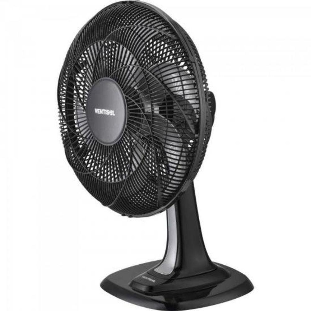 Ventilador De Mesa 40cm Com 6 Pás 220v Preto/cinza Ventisol - 5