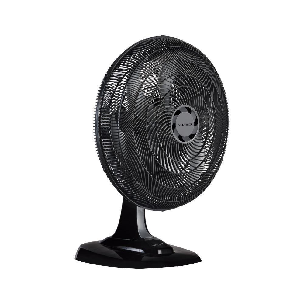 Ventilador de Mesa Turbo 6 Pás Preto Ventisol 220v - 6