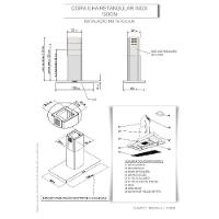 Coifa Retangular Ilha 120cm Fogatti Inox 220v - 5