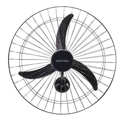 Ventilador De Parede 60cm 127v New Premium Preto Ventisol.