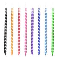 Kit Caneta Esferográfica Cis Spiro 0.7 Com 8 Cores - 5