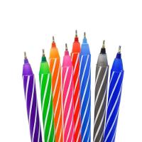 Kit Caneta Esferográfica Cis Spiro 0.7 Com 8 Cores - 10