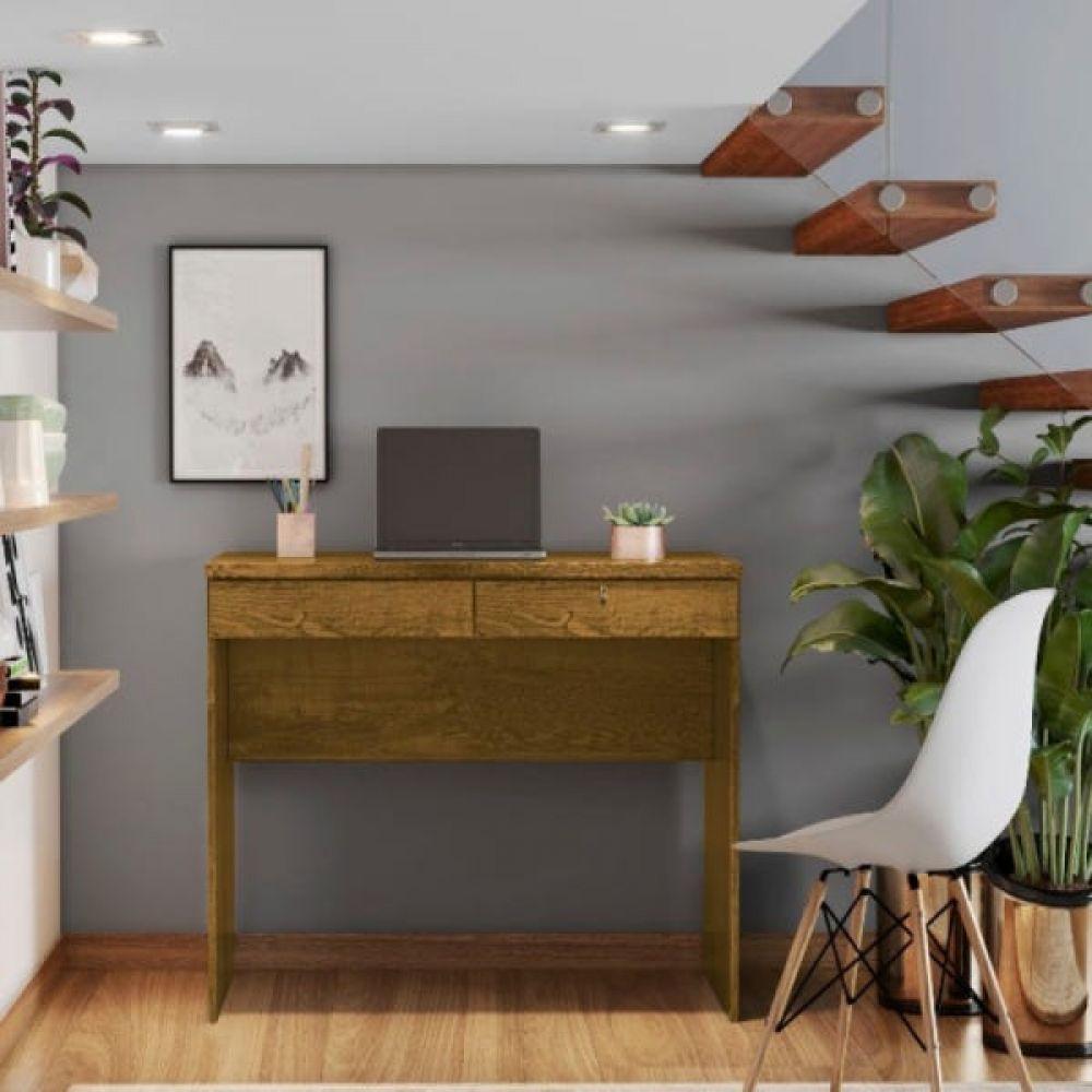 Escrivaninha 02 Gavetas Chave Felícia Nobre. - 1