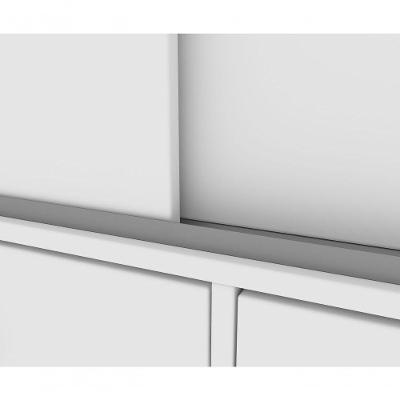 Guarda Roupa Casal Chicago 2 Portas 6 Gavetas Neve MDP Tcil Móveis
