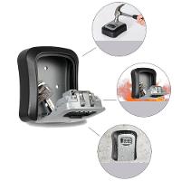 Mini Cofre De Parede Com Segredo Lorben Senha Alterável Guarda Chaves Pequenos Objetos - 6