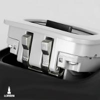 Mini Cofre De Parede Com Segredo Lorben Senha Alterável Guarda Chaves Pequenos Objetos - 7