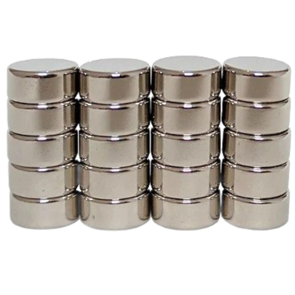 Kit Com 20 Peças ímã De Neodímio 10x4mm N35 Super Forte - 3