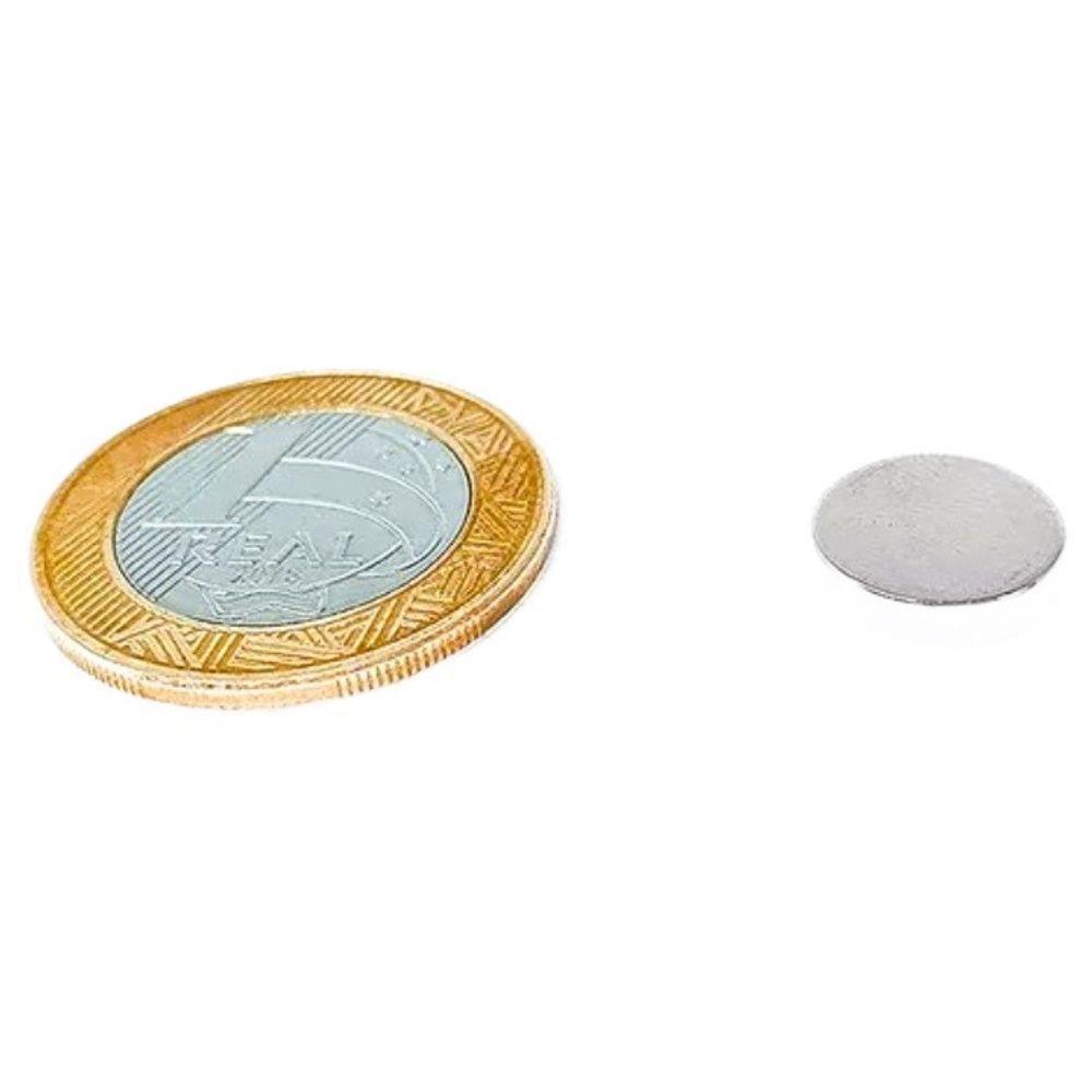 Kit Com 10 ímãs De Neodímio 12x3mm Disco Super Forte - 2
