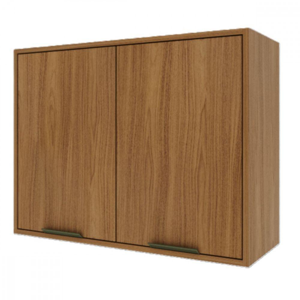 Armário Cozinha Paris Com 2 Portas Indekes Freijó - 1