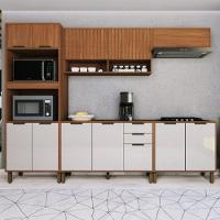 Armário Cozinha Paris Com 2 Portas Indekes Freijó - 5