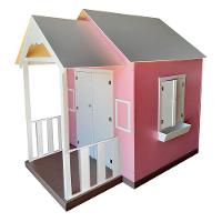 Casinha de Brinquedo com Varanda Rosa Criança Feliz - 1